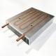 Anodizing Water Cool Heat Sink With Copper Tube 120x36x150MM