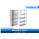 Commercial Slotted Angle Shelving / Heavy Duty Metal Shelving Corrosion Protection