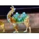 Real Size Gloden Llifelike Handmade Chinese Lanterns Custom Camel Show Zoo