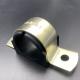 Pipe Fittings Gold Zinc Omega Cushion Clamps