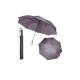 Grey Color Golf Style Sturdy Folding Umbrella 2 Section Auto Open Frame