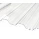 UV Protection 50um 0.8mm Polycarbonate Transparent Corrugated Wave Roofing Sheet