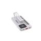 White Fast Charging Powerbank Portable With Lightning Cable Output 5V 2.4A