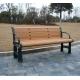 Anti-UV WPC Outdoor Furniture and Waterproof Wood Color Park / Garden Bench