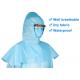 PE+ PP Nonwoven Medical Surgical Cap Blue Non Woven Balaclava Hood For Protection