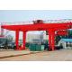 PLC Automatic Control Industrial Gantry Crane , Rail Mounted Container RMG