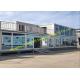 Foldable Flat Pack Container House With Glass Facade Decoration For Office Use