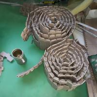 Table Top Chain Flat Belt Conveyor For Logistics ISO9001 Certification