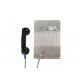 Stainless Steel Vandal Resistant Telephone , Flulsh Mounting Elevator Emergency Telephones 