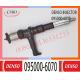 Diesel Fuel Injector 095000-6070 For KOMATSU PC400-8 PC450-8 6251-11-3100 0950006070