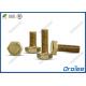 DIN 933 Brass Metric Hex Bolts