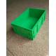 Virgin Polyethylene Green Stackable Plastic Storage Containers 600*400*230mm Standard Size Conveyor And Sorting System