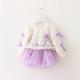 0.8M 10KG Fancy Children'S Outfit Sets Clothes Lace Layered Girl Suit OEM
