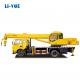 Hydraulic Construction Truck Crane 10 Ton Stiff Boom Truck Crane With Hengli Valve