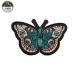 Washable Butterfly Sew On Embroidered Patches OEM Merrowed Border Customized Logo