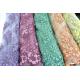 3D Floral Beaded Embroidered Lace Fabric For Evening Dresses 120 CM Width