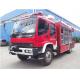 6 Wheeled Fire Fighting Vehicle , 177KW Emergency Fire Truck With 5T Crane