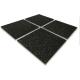 25mm 4pcs Eco Sports Outdoor Interlocking Tiles 20X20X1'' Thick Interlocking Rubber Gym Flooring