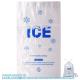 Sustainable, Recyclable, Drawstring Pack Clear Plastic Packaging Storage For Ice Storage With Draw String Closure