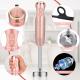 Golden Pink Immersion Stick Blender 5 In 1 With 304 Stainless Steel Blades