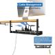 Home/Office Electric Wire Organizer Tray Metal Extendable Under Desk Cable Tray with Clamp