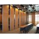 Multi Color Wood Sound Proof Partitions with Aluminium Profile / Sliding Room Dividers