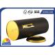 Gold Stamping Logo Black Paper Packaging Tube With Metal Plug Personalised