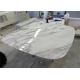 Round Edge Marble Stone Table Tops , Working Table Top With Wide Color Range