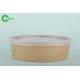 16 Ounce Disposable Paper Bowls With Lids Single Wall OEM ODM Accepted
