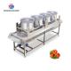 350KG Vegetable drain air drying machine stainless steel fruit and vegetable air drying complete equipment parallel type