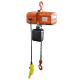 0.5t Single Phase Electric Chain Hoist With Drop Forged Steel Suspension & Load Hooks