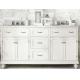 72′′ Bathroom Vanity Cabinets Floor Standing With Black Or White Gloss Finish