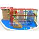 Galvanized Steel  Home Park Adventure Playground Ropes / Solid Wood