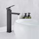 Custom Electroplated Dish Washing Faucet Square Lead Free Black Bathroom Basin