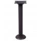 Black Cast Iron Table Base Bolt Down Table legs Shape Customized For Bar Table