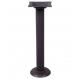 Cast Iron Bolt Down Table Base , Powder Coated Steel Table Legs For Coffee Shop