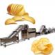 Fresh Potato Chips Production Line , Full Automatic Potato Chips Making Machine 1000kg/h