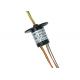 6 Circuits Miniature Slip Ring with Gold-Gold Contacts and Smooth Running