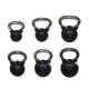 Professional Kettlebell Competition Weight , Rubber Coated Kettlebells With Chromed Handle
