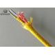 Silica Fiber Insulated 0.81mm K Type Thermocouple Cable