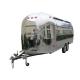 Four Road Wheels Concession Food Trailer Truck Movable Food Cart Kiosk