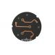 Antenna HF High Frequency RF PCB Board , Taconic Round 2 Layer PCB Design Service