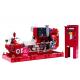 High Performance Split Case Fire Pump , Fire Fighting Water Pump 180kw Shaft Power