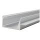 6000 Series T5 Silver White Aluminium Frame Profile For Kitchen Door Corrison Resistant