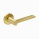 Luxury Outside Bright Solid Modern Gold Door Handles 135mm 63mm