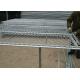 Sliver W3m Temporary Crowd Control Barriers 75*75mm Mesh Hole