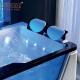 1700*1300*680 Jacuzzi Waterfall Corner Whirlpool Bathtub For Two With LED Light