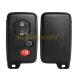 Toyota 4 Buttons Smart Key Shell with Emergency Key Insert