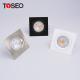 White Fixted Square Gu10 Downlights 70mm Cut Out For Living Room