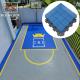 Polished Outdoor Badminton Court Mat Interlocking Floor Tiles